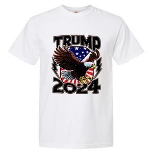 President Trump , Trump 2024 Patriotic Republican Eagle America Garment-Dyed Heavyweight T-Shirt