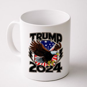 President Trump , Trump 2024 Patriotic Republican Eagle America Coffee Mug