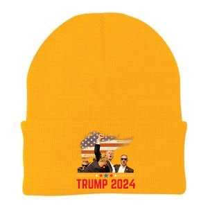 President Trump Trending Political Trump 2024 Election Knit Cap Winter Beanie