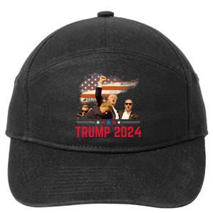 President Trump Trending Political Trump 2024 Election 7-Panel Snapback Hat