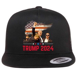 President Trump Trending Political Trump 2024 Election Flat Bill Trucker Hat