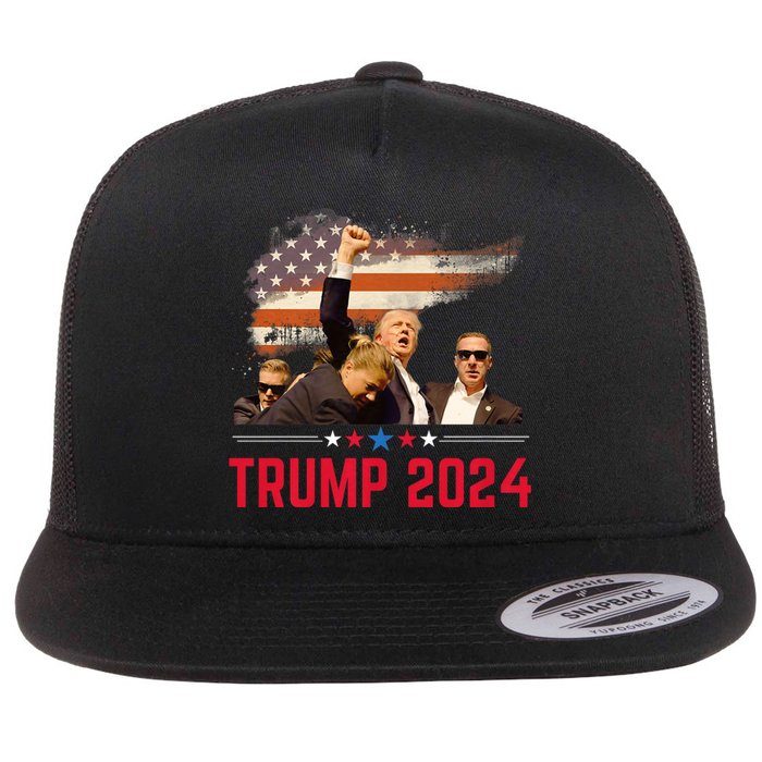 President Trump Trending Political Trump 2024 Election Flat Bill Trucker Hat