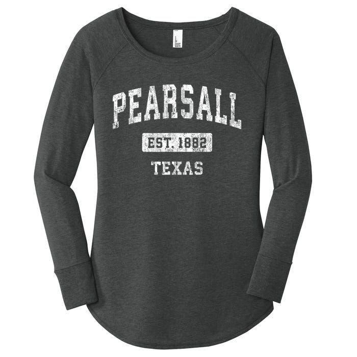 Pearsall Texas Tx Vintage Sports Established Women's Perfect Tri Tunic Long Sleeve Shirt