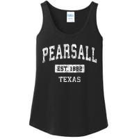 Pearsall Texas Tx Vintage Sports Established Ladies Essential Tank