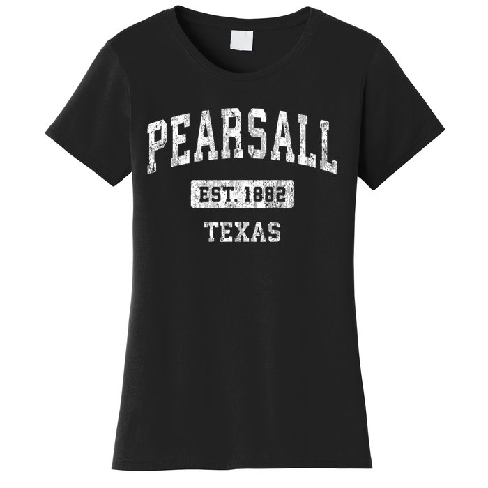 Pearsall Texas Tx Vintage Sports Established Women's T-Shirt