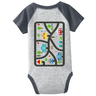 Parent Trap Toy Race Racing Car Track Cute Funny Infant Baby Jersey Bodysuit