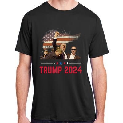 President Trump Trending Political Trump 2024 Election Adult ChromaSoft Performance T-Shirt