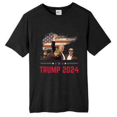 President Trump Trending Political Trump 2024 Election Tall Fusion ChromaSoft Performance T-Shirt