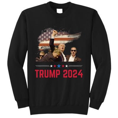 President Trump Trending Political Trump 2024 Election Tall Sweatshirt