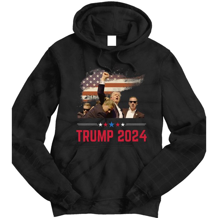 President Trump Trending Political Trump 2024 Election Tie Dye Hoodie