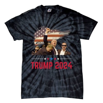 President Trump Trending Political Trump 2024 Election Tie-Dye T-Shirt