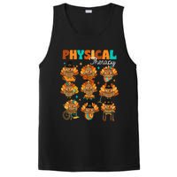 Physical Therapy Turkey Autumn Fall Vibes Thanksgiving PosiCharge Competitor Tank