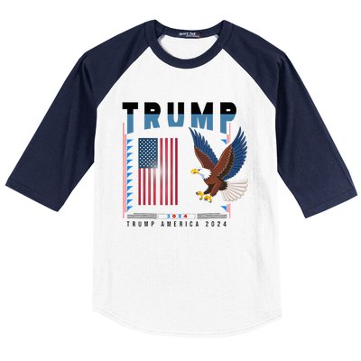 President Trump Trending Political 2024 Baseball Sleeve Shirt