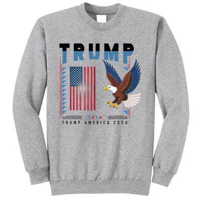 President Trump Trending Political 2024 Tall Sweatshirt