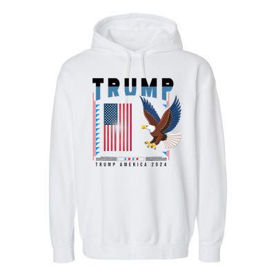 President Trump Trending Political 2024 Garment-Dyed Fleece Hoodie