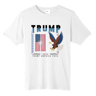 President Trump Trending Political 2024 Tall Fusion ChromaSoft Performance T-Shirt