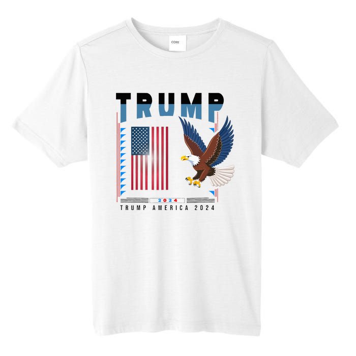 President Trump Trending Political 2024 Tall Fusion ChromaSoft Performance T-Shirt