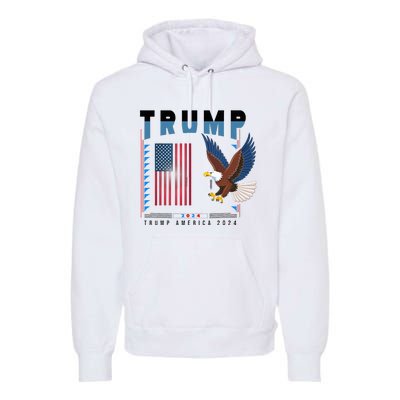 President Trump Trending Political 2024 Premium Hoodie