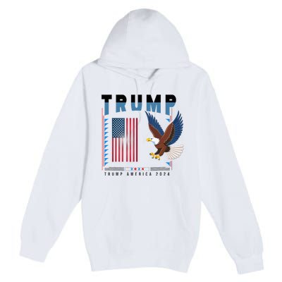 President Trump Trending Political 2024 Premium Pullover Hoodie