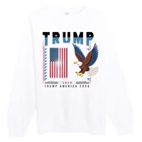 President Trump Trending Political 2024 Premium Crewneck Sweatshirt