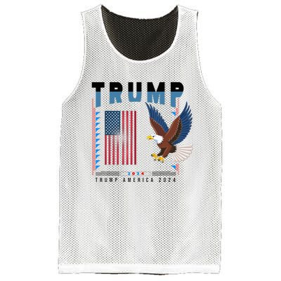 President Trump Trending Political 2024 Mesh Reversible Basketball Jersey Tank