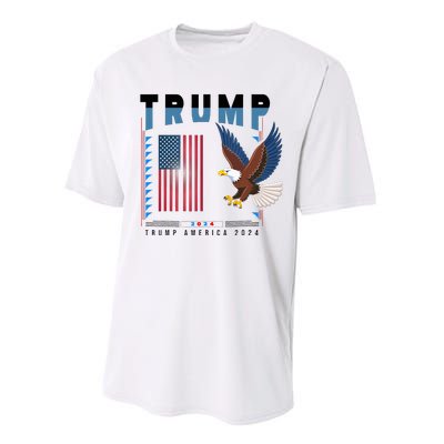 President Trump Trending Political 2024 Performance Sprint T-Shirt