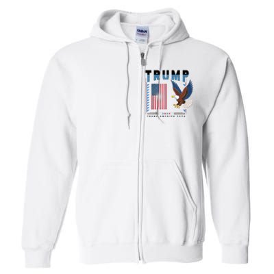 President Trump Trending Political 2024 Full Zip Hoodie