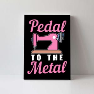 Pedal To The Metal Sewing Machine Canvas