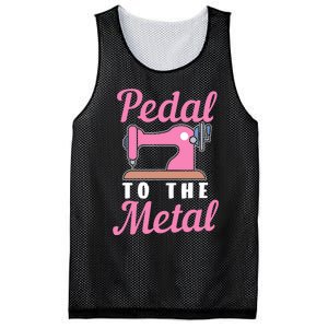 Pedal To The Metal Sewing Machine Mesh Reversible Basketball Jersey Tank