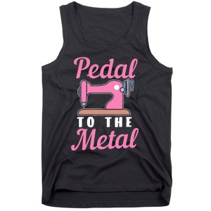 Pedal To The Metal Sewing Machine Tank Top