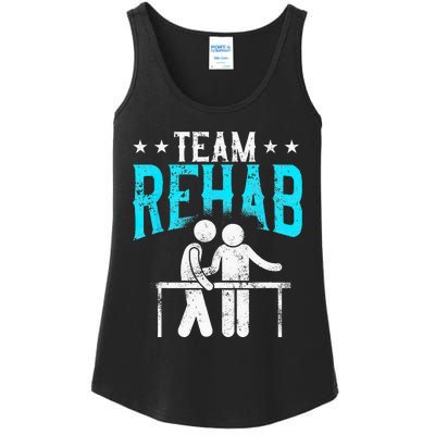 Physical Therapist Therapy Assistant Team Rehab Vintage Ladies Essential Tank