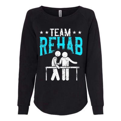 Physical Therapist Therapy Assistant Team Rehab Vintage Womens California Wash Sweatshirt