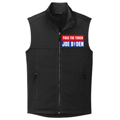 Pass The Torch Joe Biden Funny Saying Collective Smooth Fleece Vest