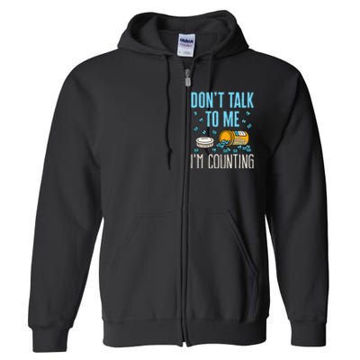 Pharmacy Tech Technician Funny Counting Pills Phamacist Full Zip Hoodie