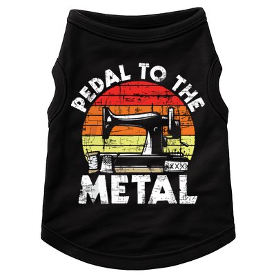Pedal To The Metal Sewing Machine Quilter Quilting Doggie Tank