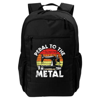 Pedal To The Metal Sewing Machine Quilter Quilting Backpack
