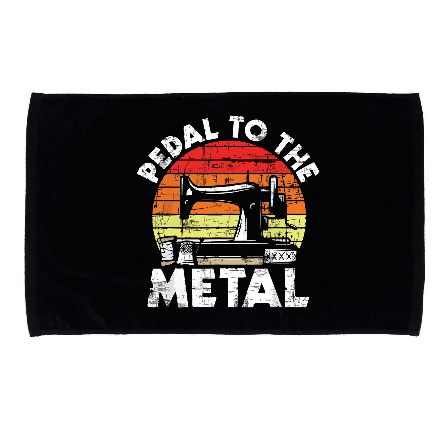 Pedal To The Metal Sewing Machine Quilter Quilting Microfiber Hand Towel