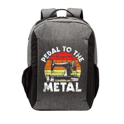 Pedal To The Metal Sewing Machine Quilter Quilting Vector Backpack