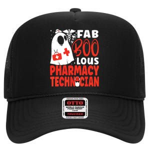 Pharmacy Tech Technician Pharmacist Student Halloween Fab High Crown Mesh Back Trucker Hat