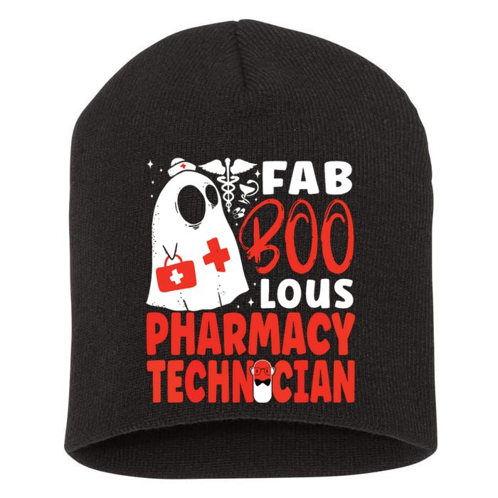 Pharmacy Tech Technician Pharmacist Student Halloween Fab Short Acrylic Beanie