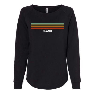 Plano Texas Tx Us Cities Of America Retro Gift Womens California Wash Sweatshirt