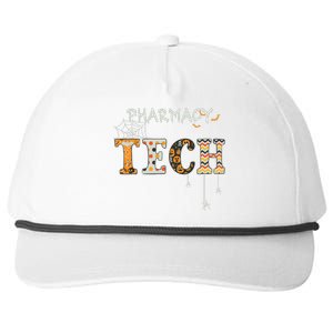 Pharmacy Technician Tech Funny Pharmacist Halloween Spooky Snapback Five-Panel Rope Hat