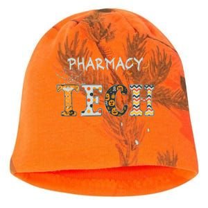 Pharmacy Technician Tech Funny Pharmacist Halloween Spooky Kati - Camo Knit Beanie