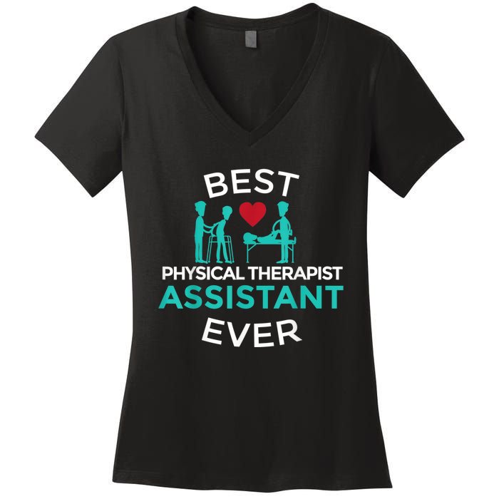 Physical Therapist Therapy Assistant PTA Graduation Women's V-Neck T-Shirt