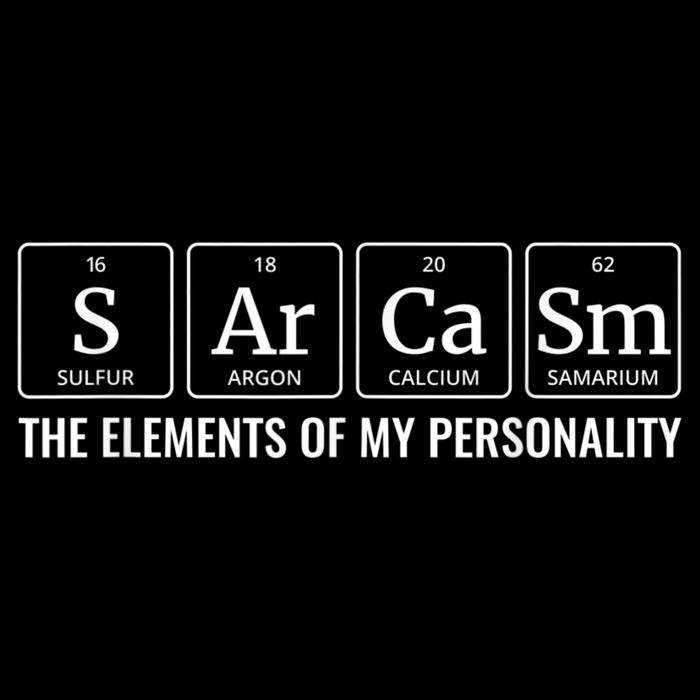 Periodic Table T Chemistry Sarcasm Elements Cooling Performance Crew T-Shirt