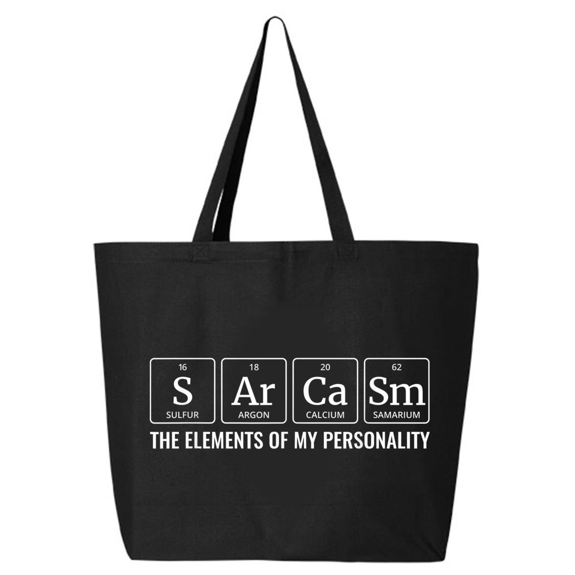 Periodic Table T Chemistry Sarcasm Elements 25L Jumbo Tote