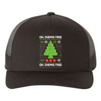 Periodic Table Tree Oh Chemistree Fun Chemistry Teacher Xmas Yupoong Adult 5-Panel Trucker Hat