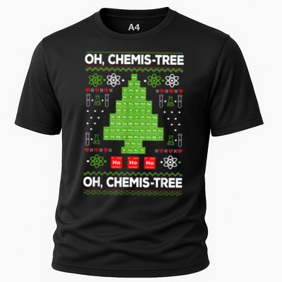 Periodic Table Tree Oh Chemistree Fun Chemistry Teacher Xmas Performance Shirt