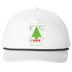 Periodic Table Tree Oh Chemistree Fun Chemistry Teacher Xmas Snapback Five-Panel Rope Hat