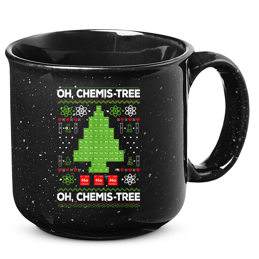 Periodic Table Tree Oh Chemistree Fun Chemistry Teacher Xmas 15oz Campfire Ceramic Mug